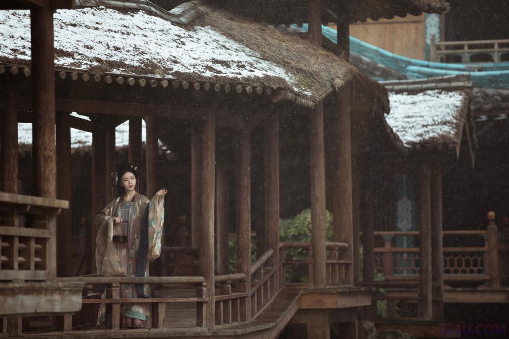 长安初雪 – 23P – 摄影：辜深深 – 模特：薄菏-艺语图