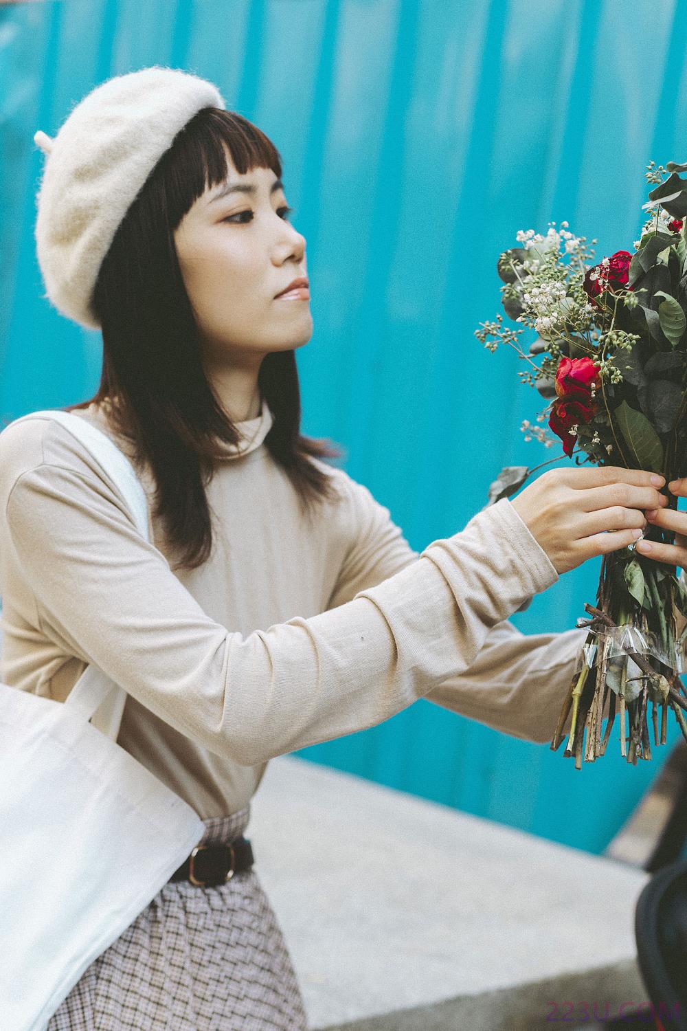 買花的日子 – 33P – 摄影：青鸟 – 模特：叶哎哟-艺语图