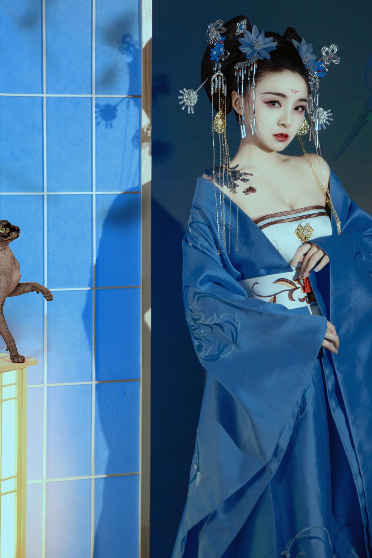 夜笙鹤2 - 摄影：@鹏叔 - 模特：倩宝-艺语图