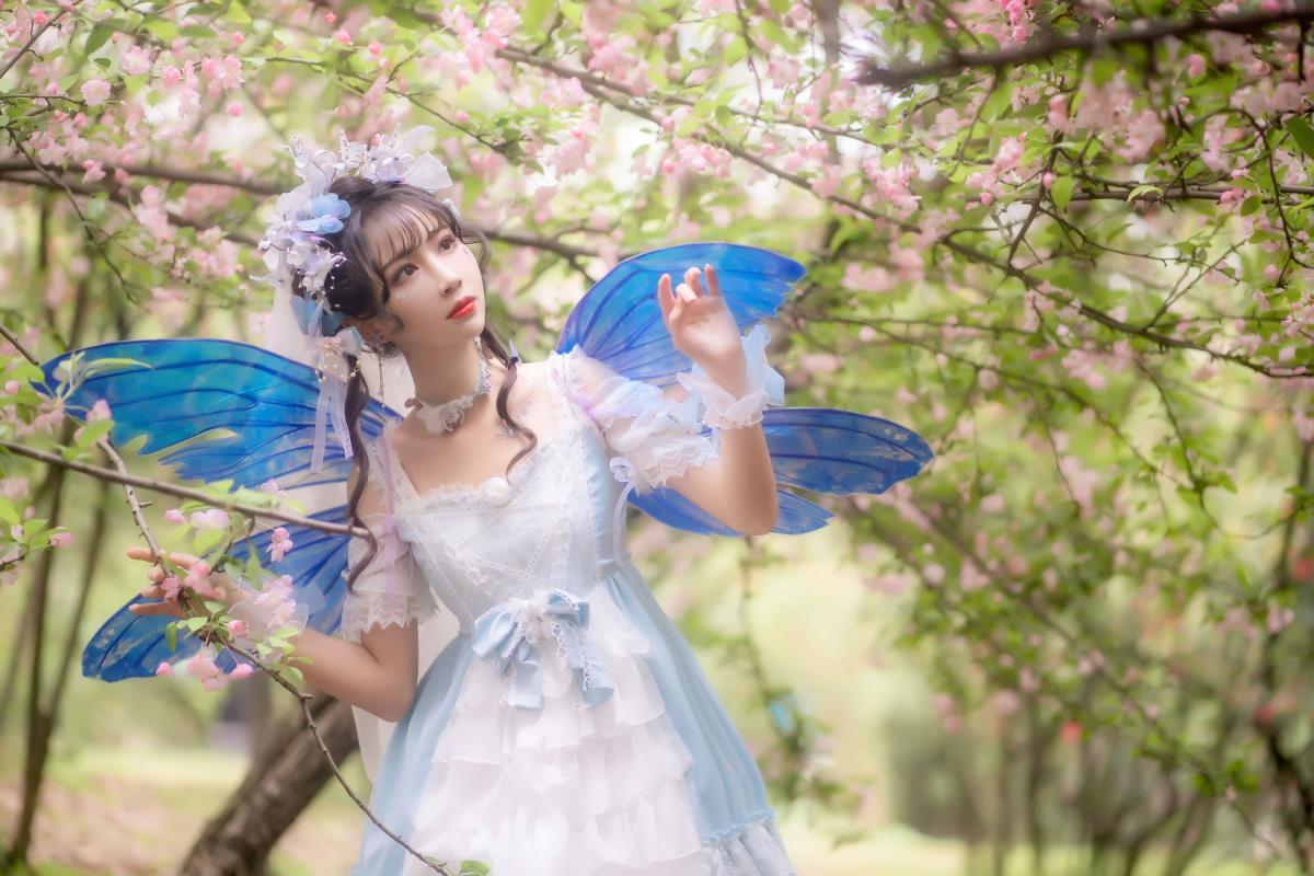 森之小精灵 – 摄影：少时白 – 模特：绮罗生的小苏苏-艺语图