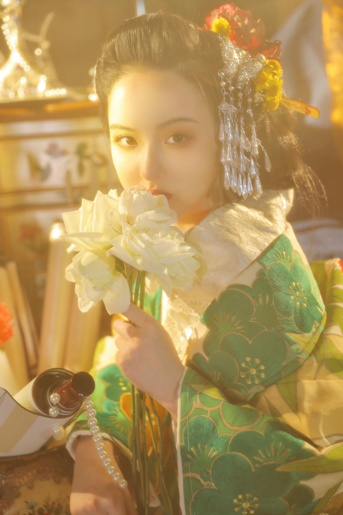 富贵迷人 - 摄影：竹间 - 模特：天晴后的樱花花-艺语图