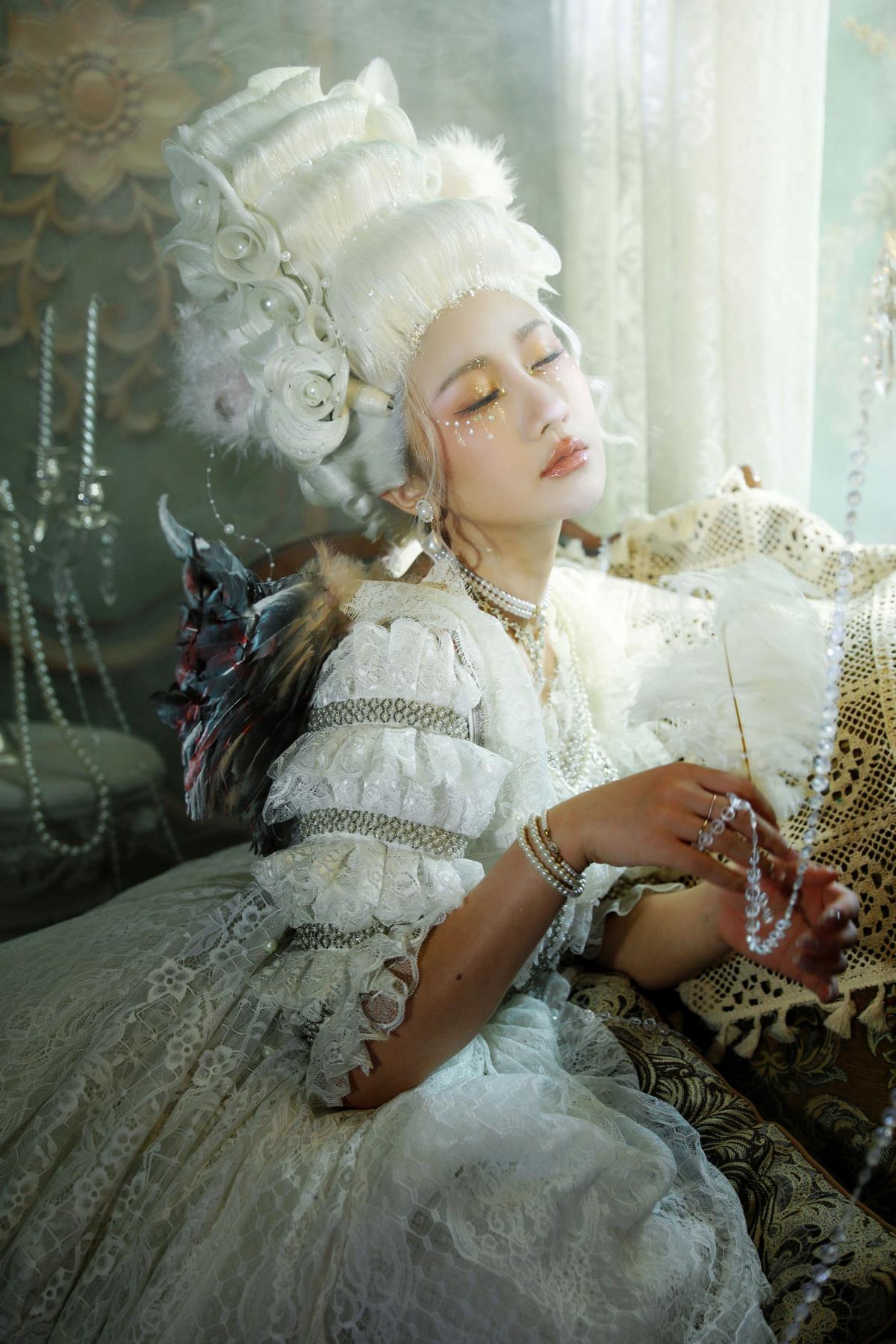 白玫瑰魔女 – 摄影：竹间 – 模特：啊颜不咸-艺语图