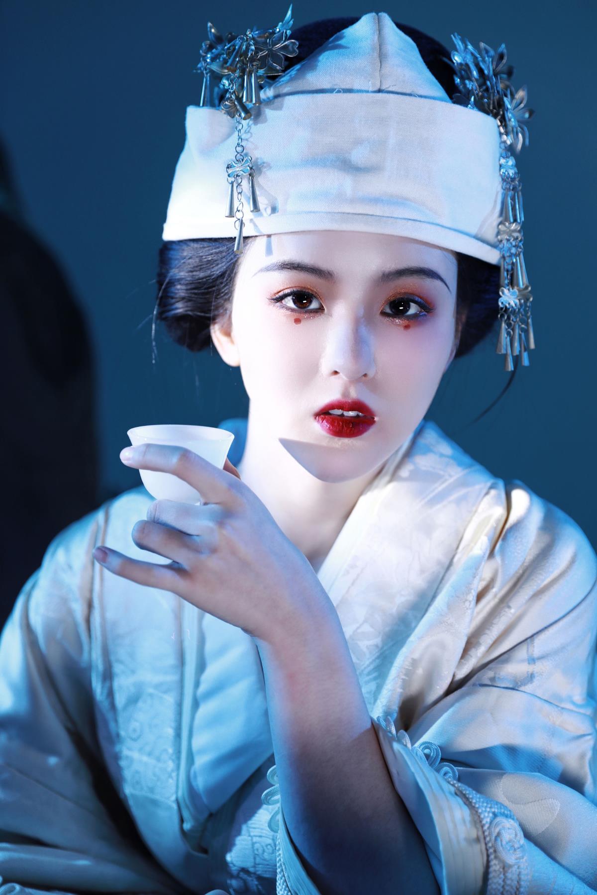 白无垢 - 摄影：竹间 - 模特：天晴后的樱花花-艺语图