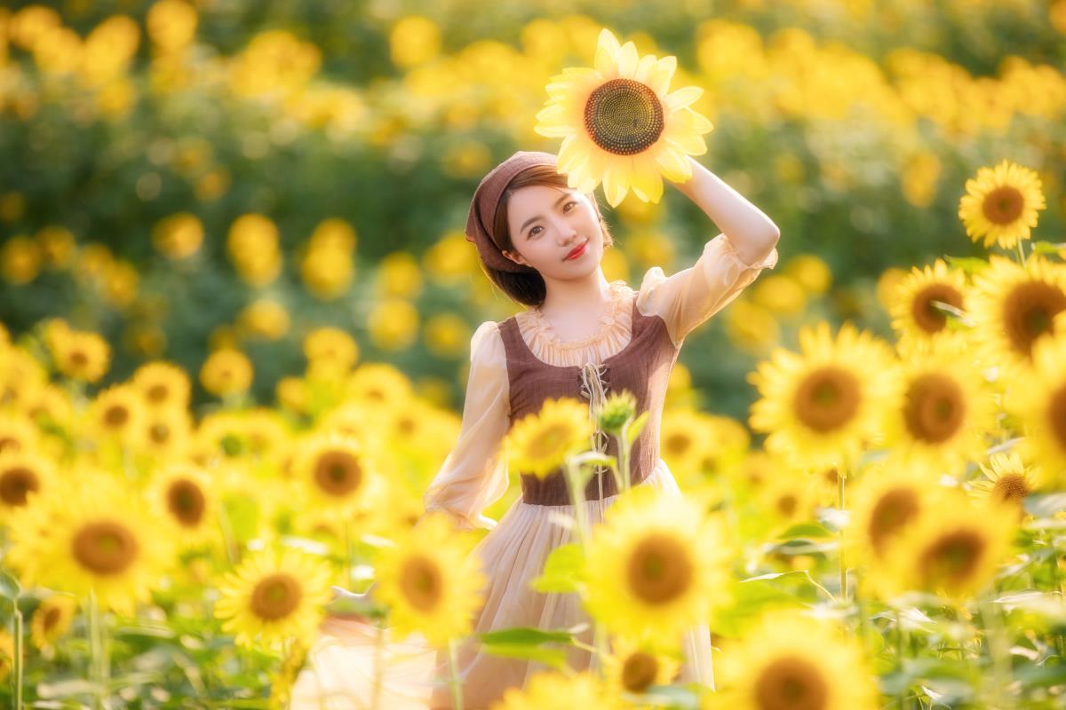 误入梵高的油画世界 - 摄影：慧慧爱摄影 - 模特：冬琴-艺语图