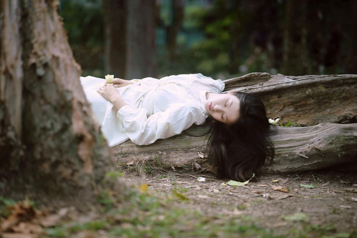 森林的画框 – 摄影：Tommy汤面 – 模特：张张-艺语图