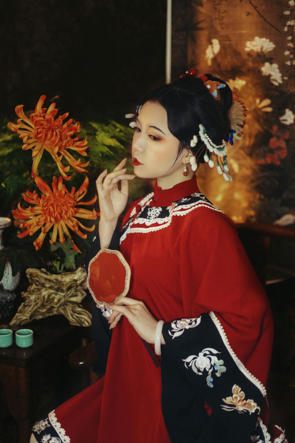 海棠 – 摄影：一口流心芝士 – 模特：一只高高-艺语图