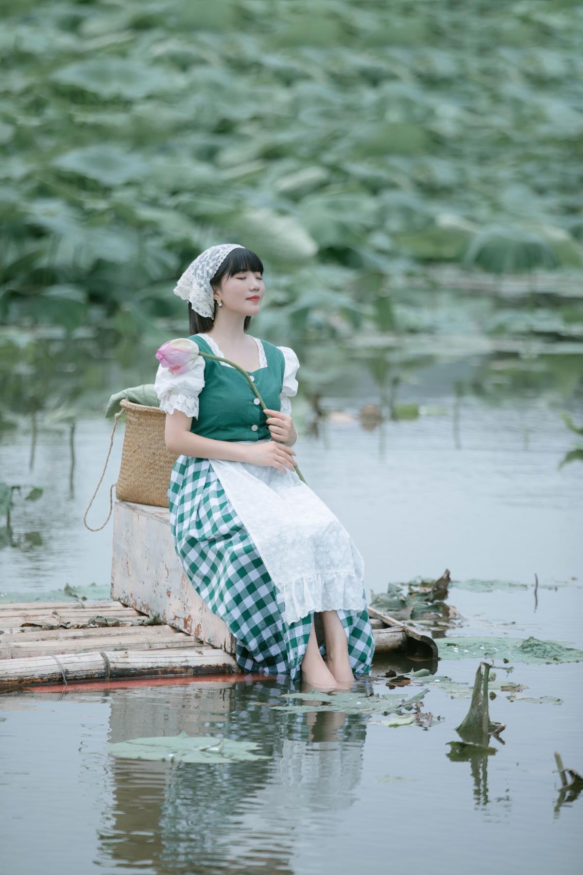 采荷姑娘 - 摄影：慧慧爱摄影 - 模特：冬琴-艺语图