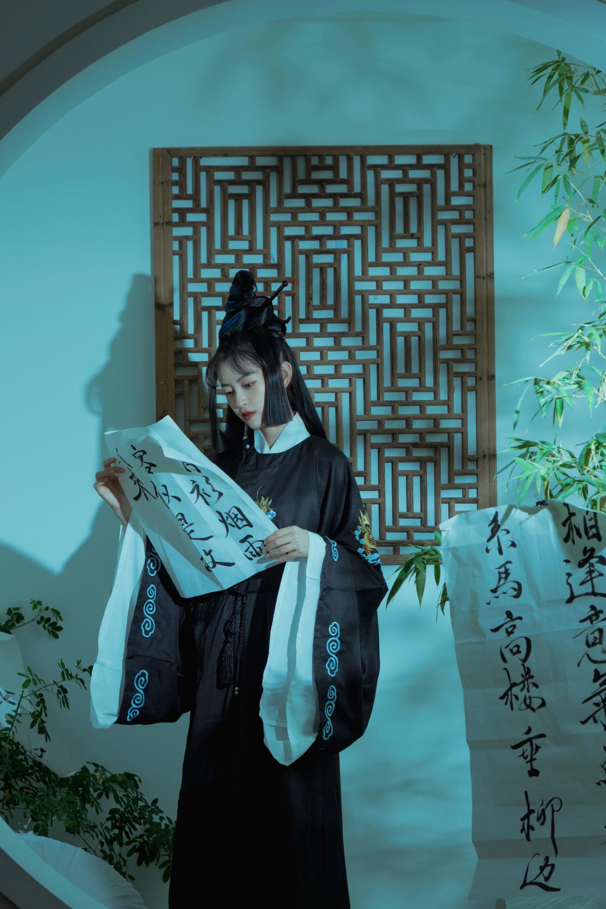 国风 · 竹与墨 – 摄影：倾海的小健健呀 – 模特：壹萱--艺语图