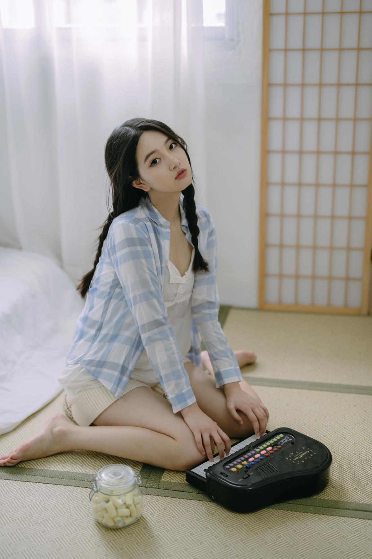 蓝色的故事 - 摄影：芥茉 - 模特：Elaine-艺语图