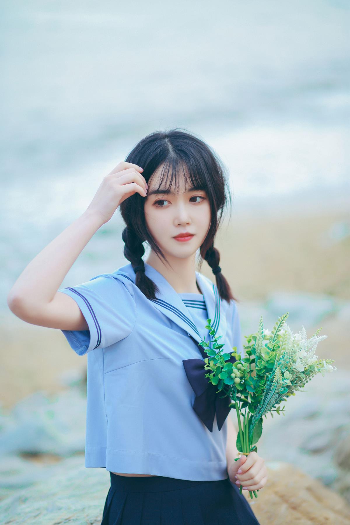 夏日海边的少女 - 摄影：清洛 - 模特：淺櫻桃奈-艺语图