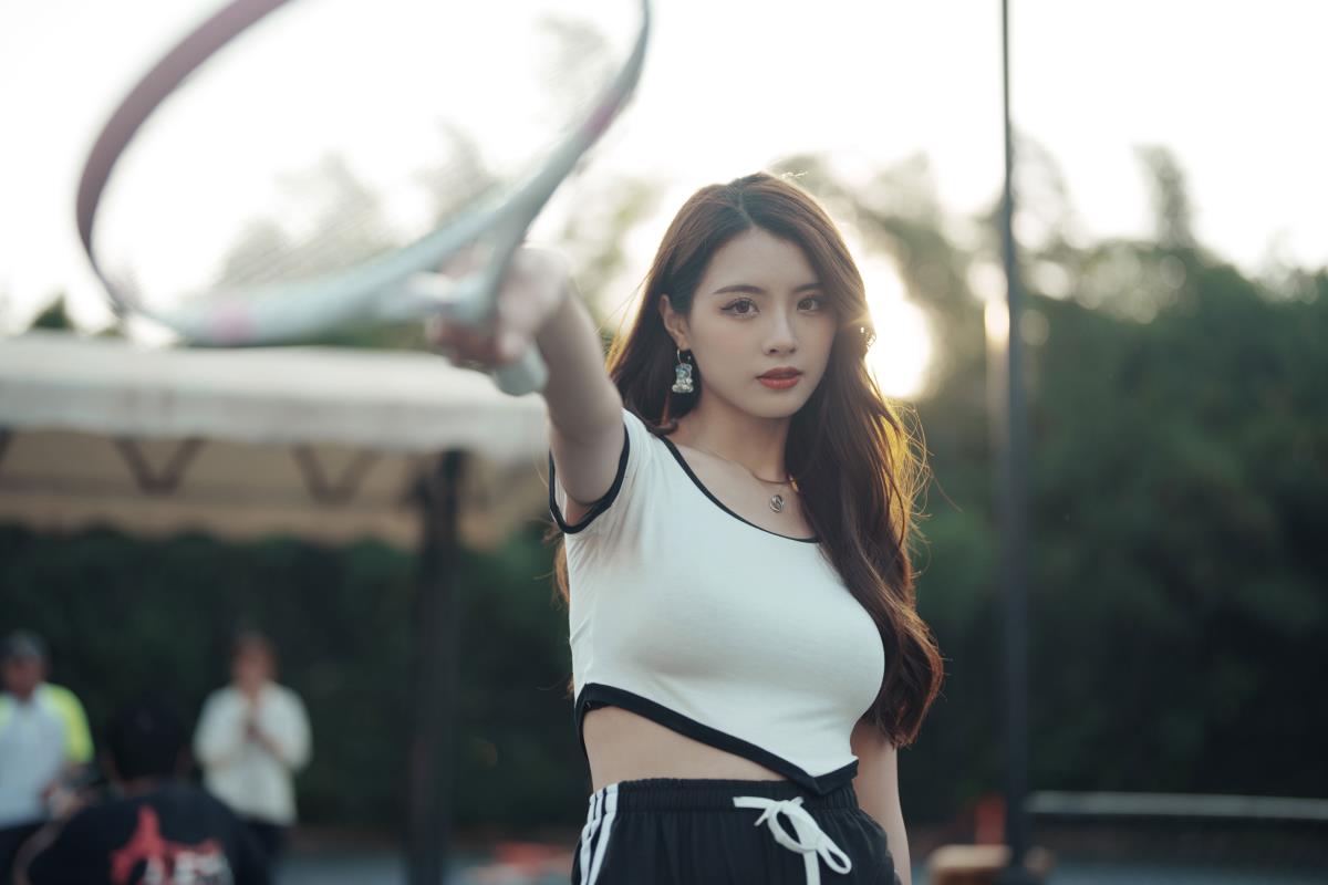 网球少女 - 摄影：胡渣 - 模特：滕静-艺语图