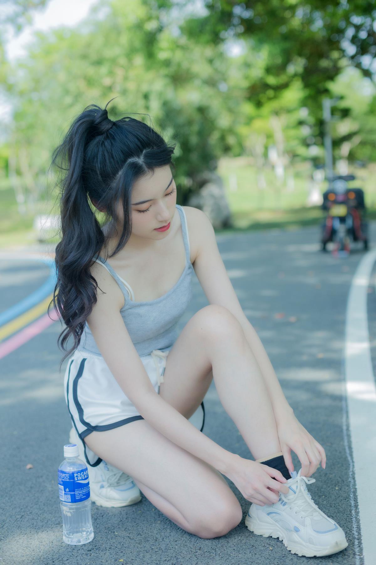 猫宁！晨跑吗？ – 摄影：LLL_Lia_ – 模特：靜鏡婧-艺语图