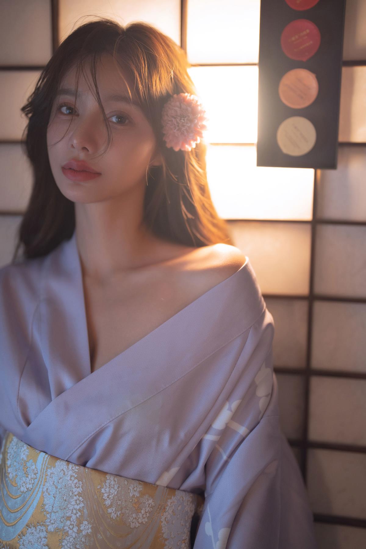 轻私纯欲和服写真 - 摄影：胡渣 - 模特：姝雯同学-艺语图
