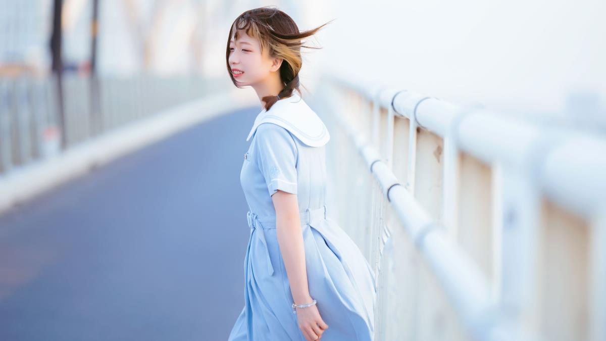 微风晚霞 - 摄影：西瓜呆毛汪 - 模特：琴玖久-艺语图