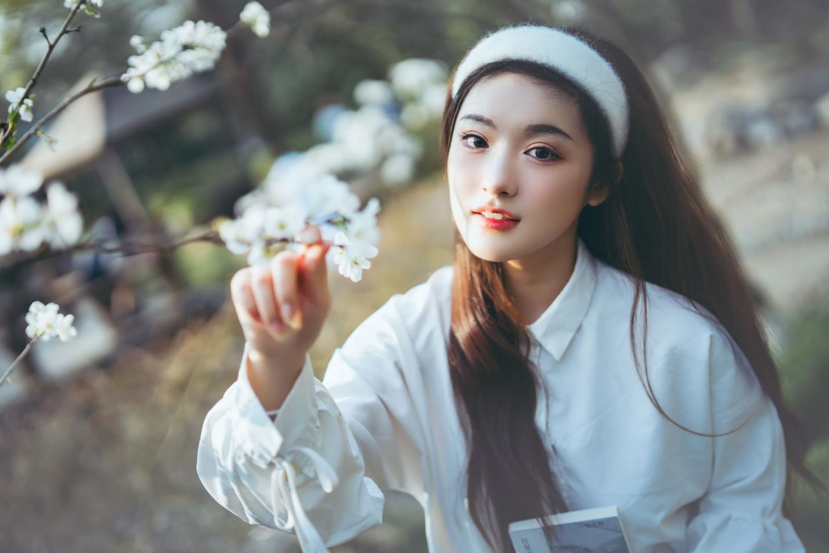 三月樱花 – 摄影：西瓜呆毛汪 – 模特：幺鸡w-艺语图