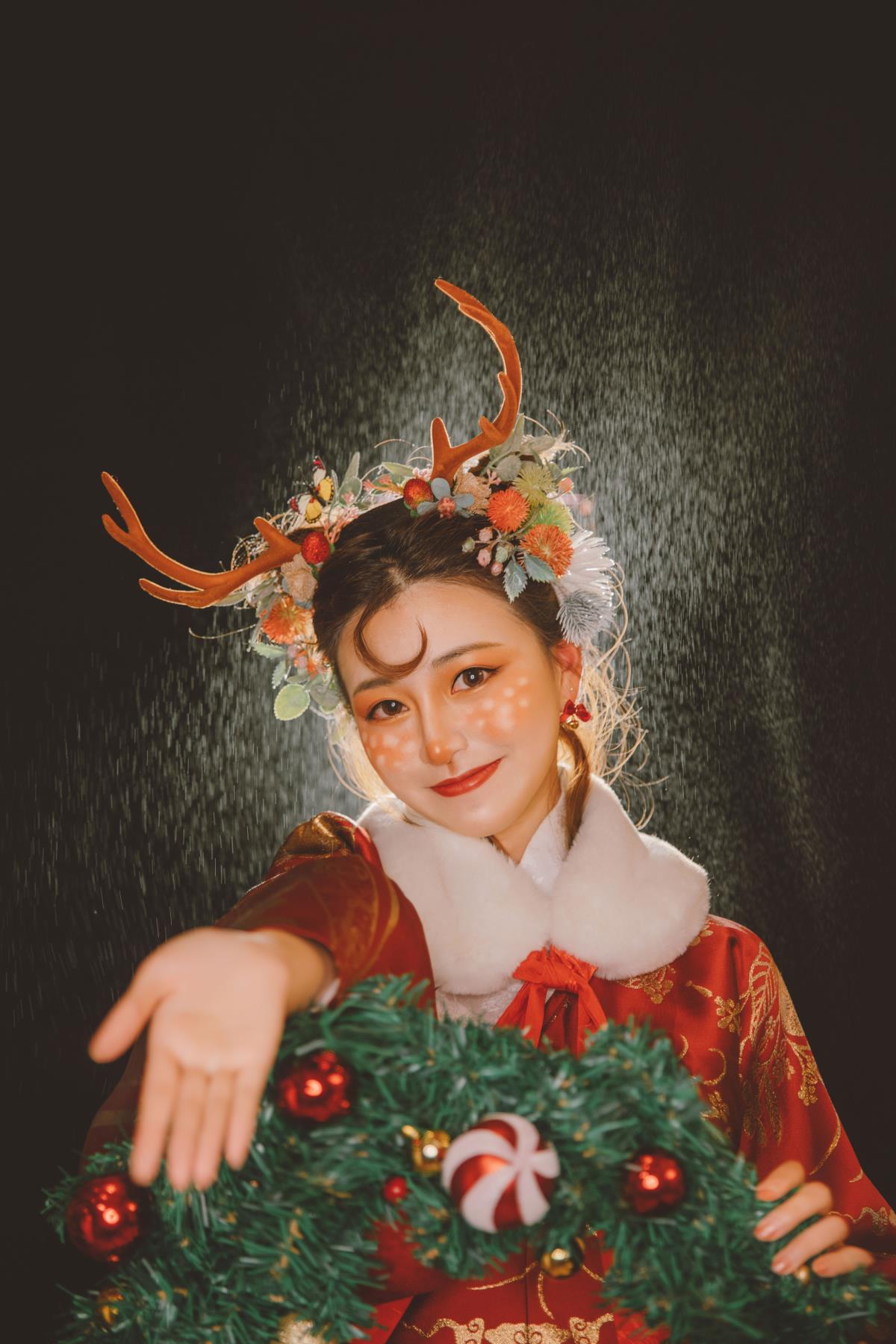 圣诞小鹿 - 摄影：凤归尘 - 模特：五更天的沈公子-艺语图