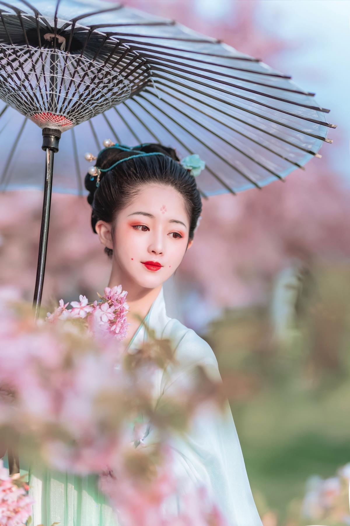樱花美人 – 摄影：凤归尘 – 模特：蟋蟀呀-艺语图