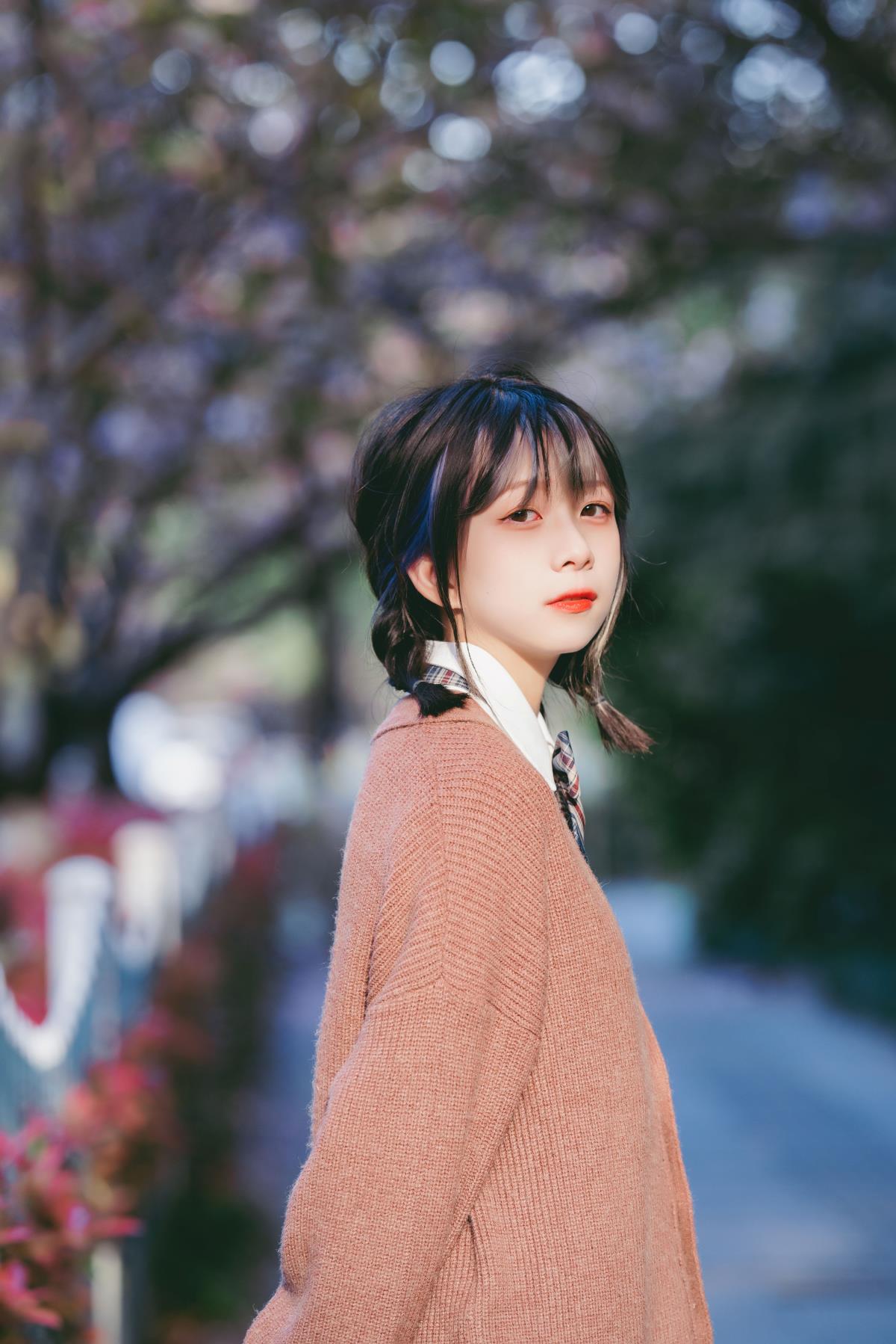 想和你一起在四月吹春风 - 摄影：西瓜呆毛汪 - 模特：琴玖久-艺语图