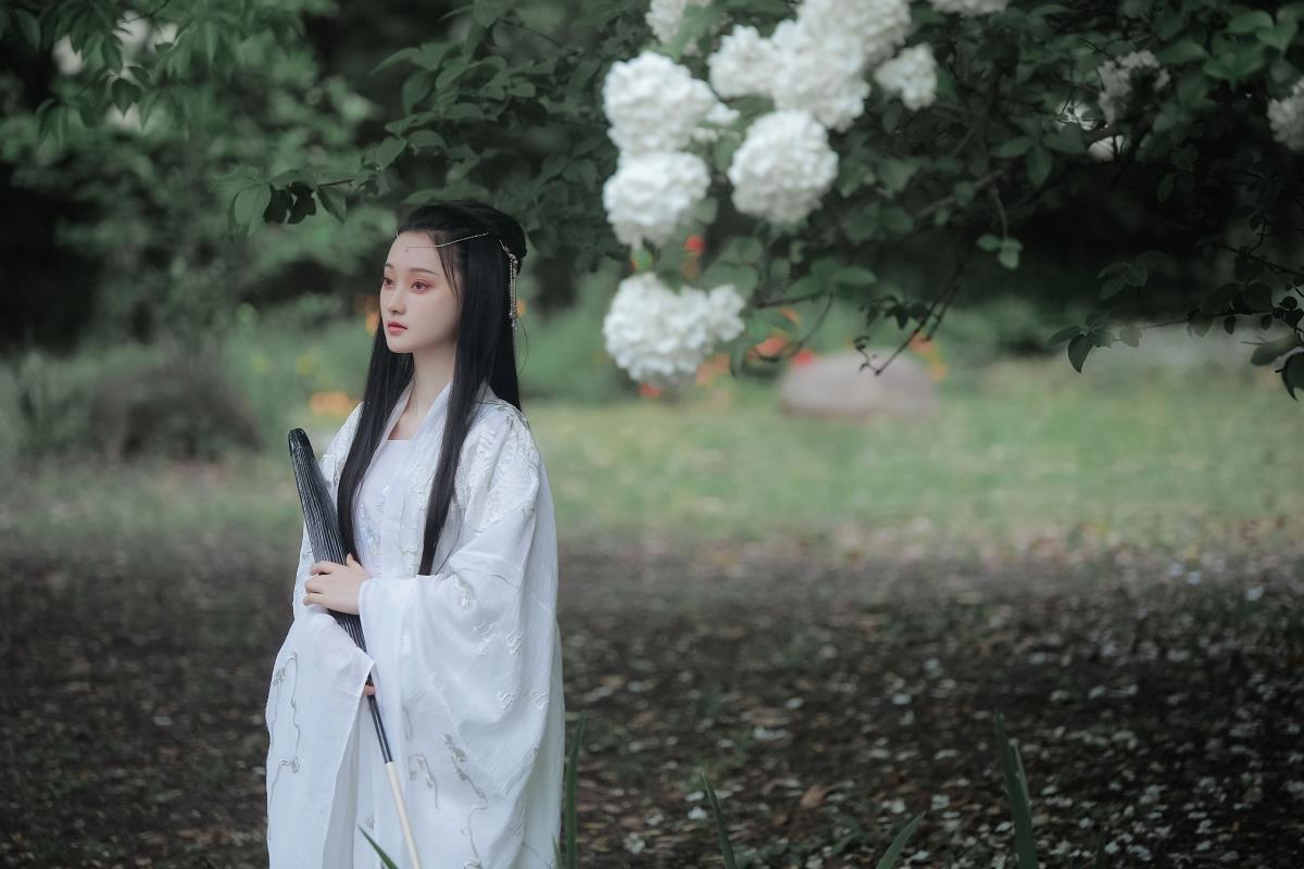 琼花并貌 – 摄影：子瞬 – 模特：云之是小狐狸吖-艺语图