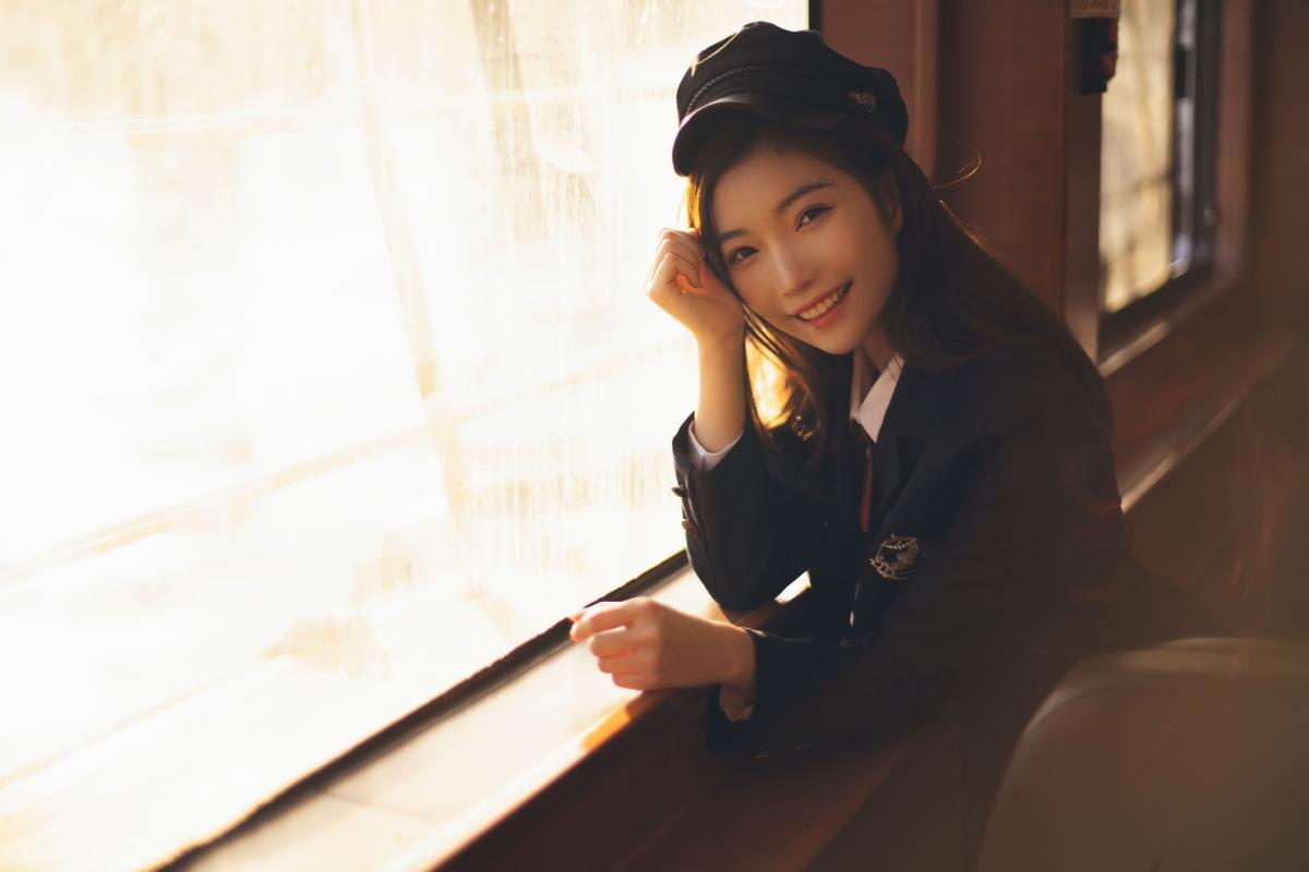 水上巴士逆光JK - 摄影：西瓜呆毛汪 - 模特：诚信肥宅seiya-艺语图