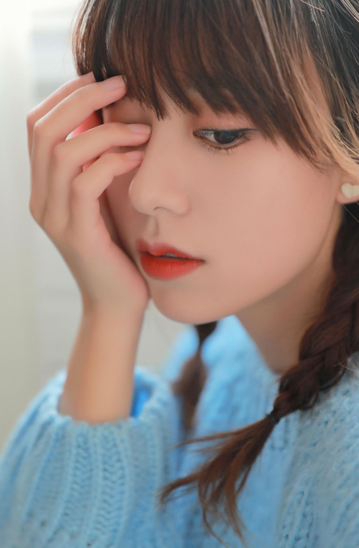 坠入这蓝色里 - 摄影：纪然Ran - 模特：牛泽萌-艺语图