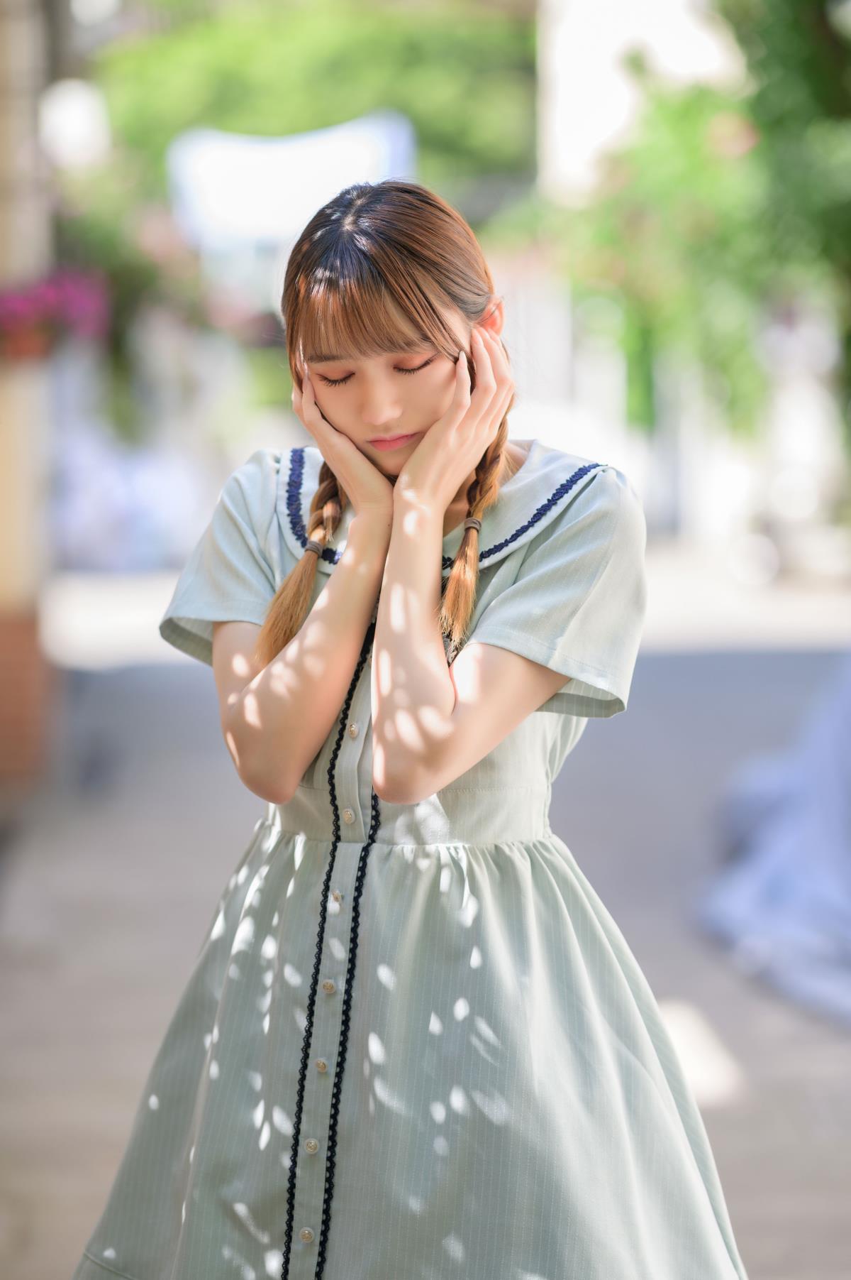 家门口的小幸运 - 摄影：魔颜社D叔 - 模特：兔子Zzz不吃胡萝卜-艺语图