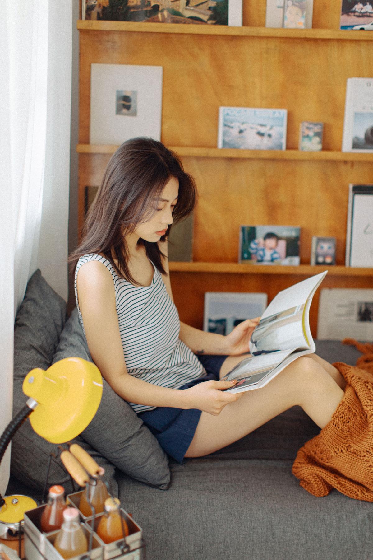 寝居女子写真集 - 摄影：白杨 - 模特：九月-艺语图