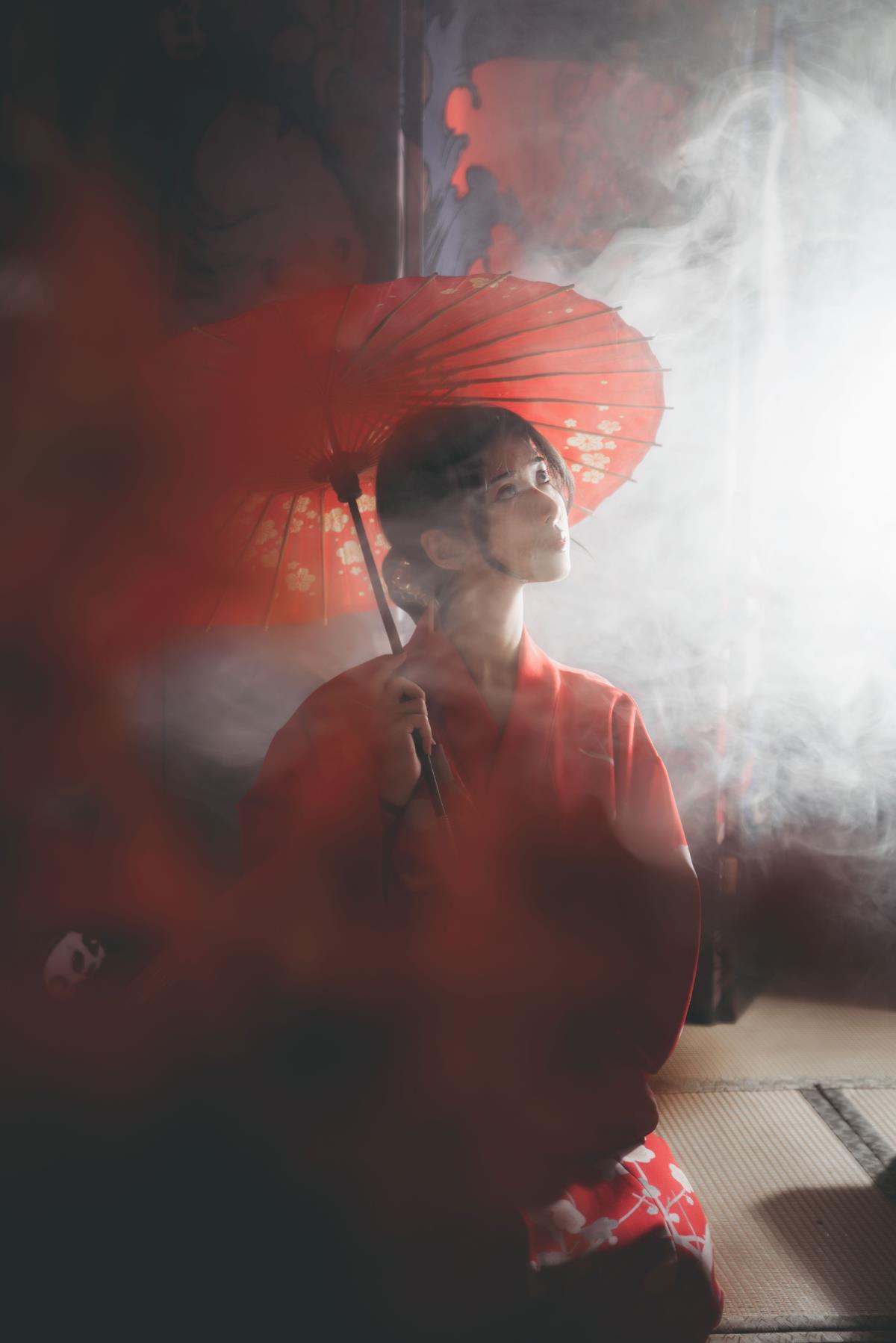 和服少女 - 摄影：西瓜呆毛汪 - 模特：二彤-艺语图