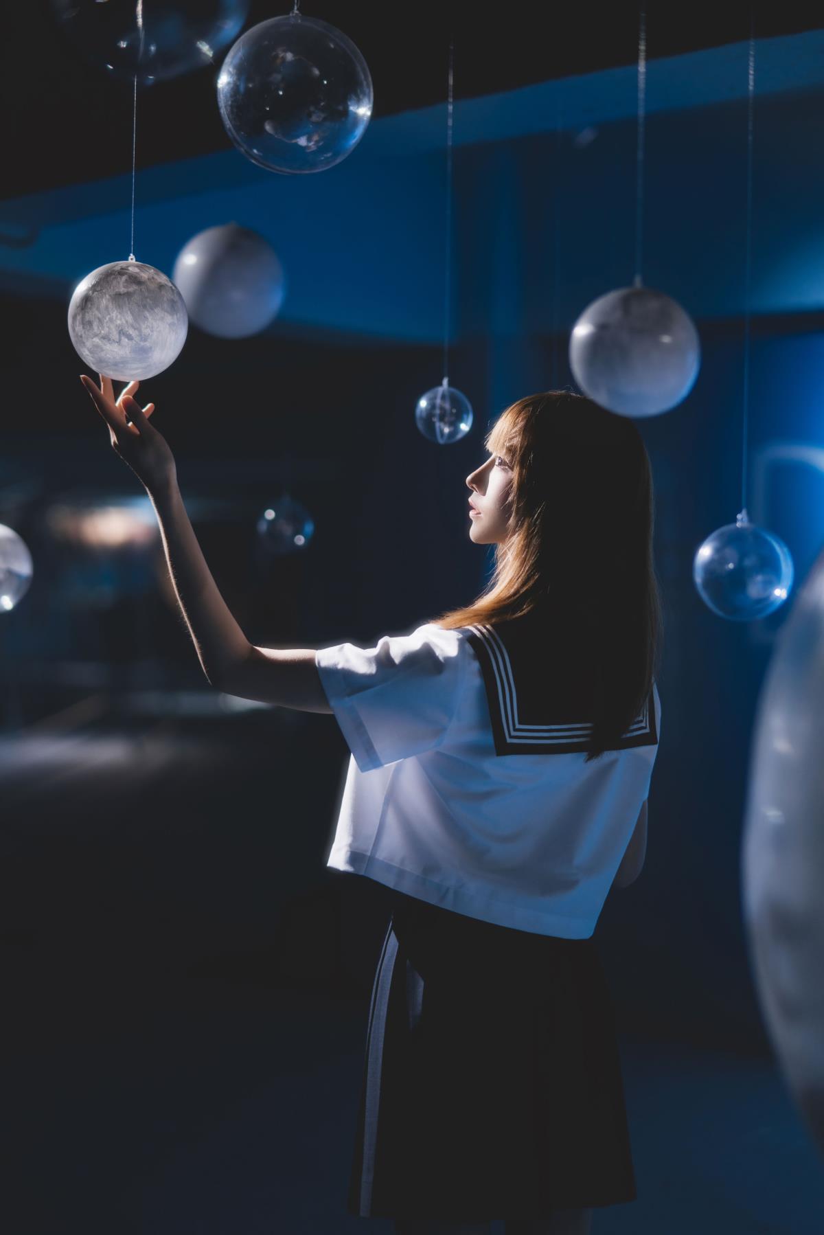 十分之七的蓝 – 摄影：西瓜呆毛汪 – 模特：Kitaro_绮太郎-艺语图