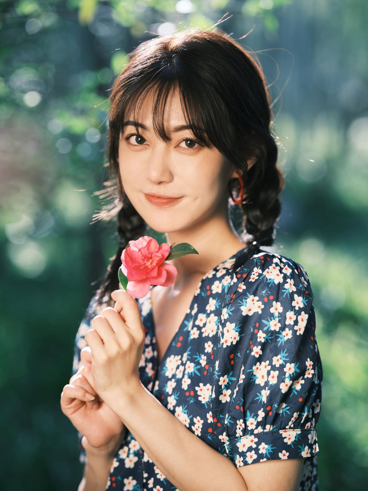 复古碎花裙 - 摄影：tiandi - 模特：小飞鸟同学