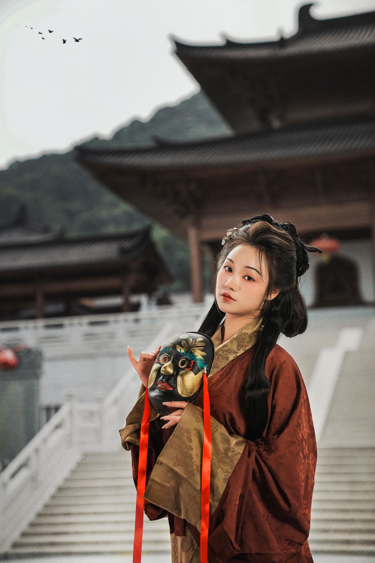 战国袍人像拍摄 - 摄影：小蜜蜂 - 模特：泱泱泱呀