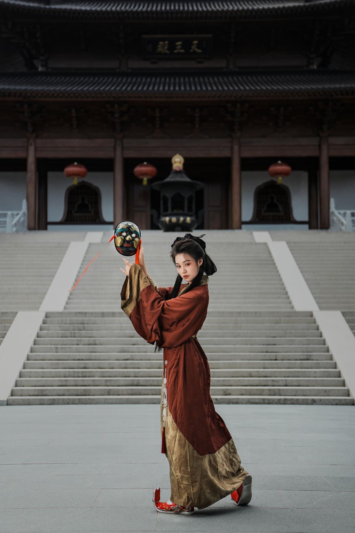 战国袍人像拍摄 - 摄影：小蜜蜂 - 模特：泱泱泱呀