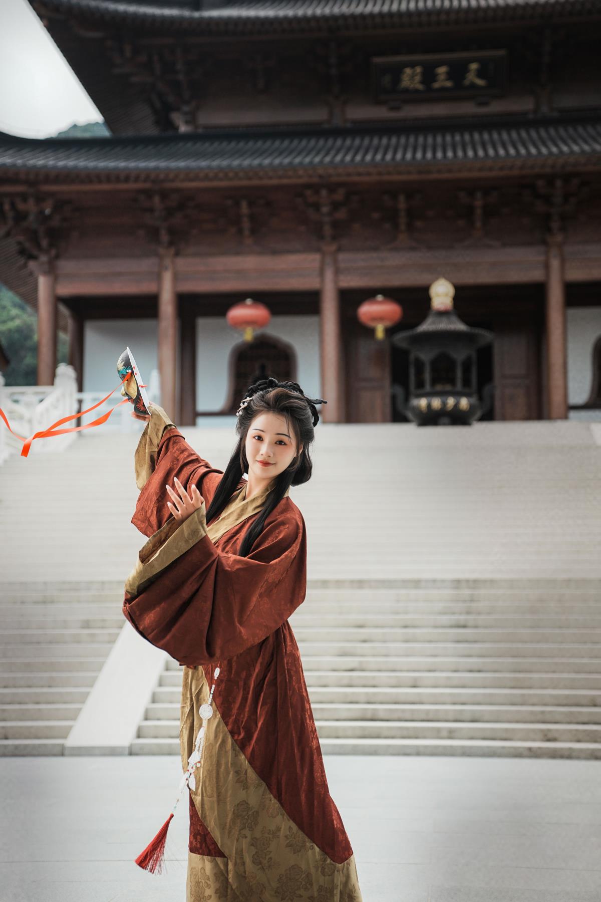 战国袍人像拍摄 - 摄影：小蜜蜂 - 模特：泱泱泱呀