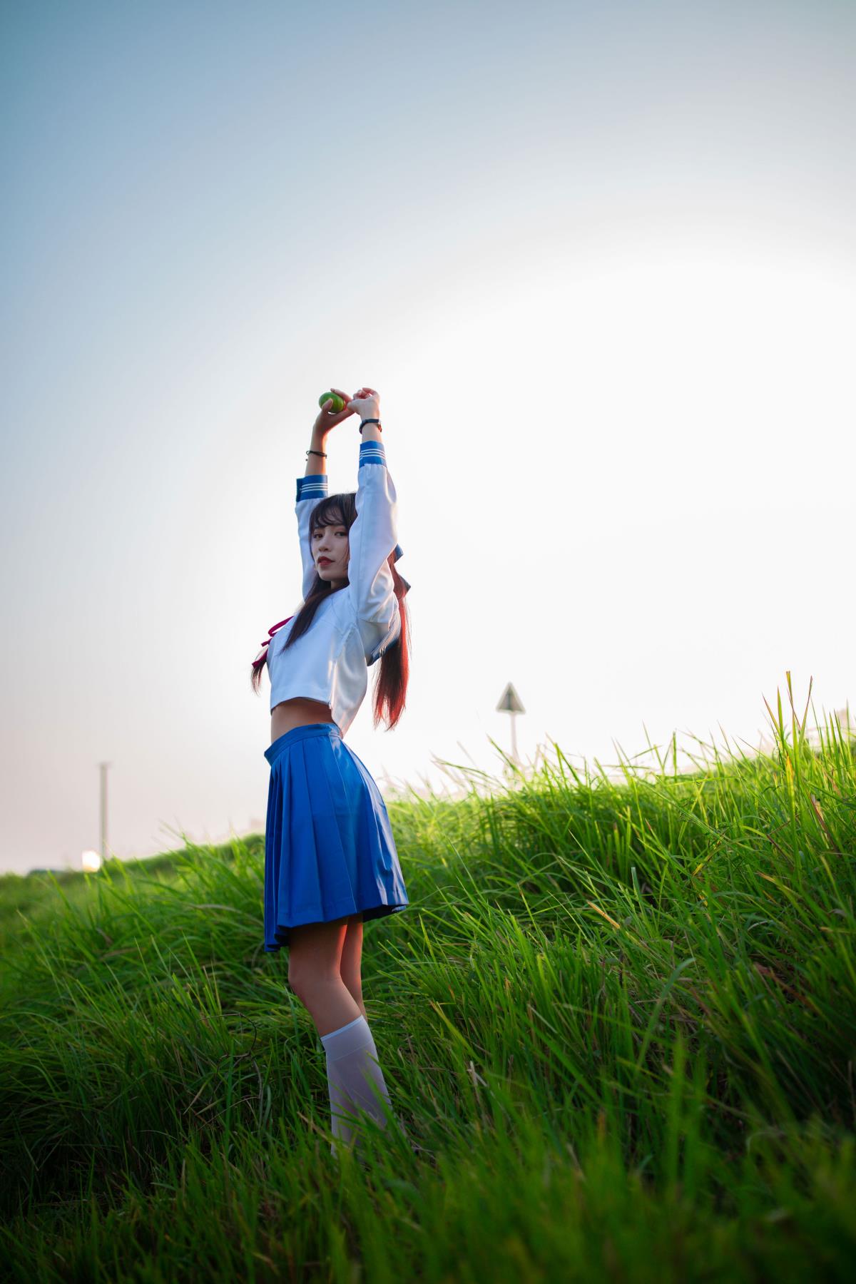 JK少女 - 摄影：臭阿熊 - 模特：一只橙子-艺语图