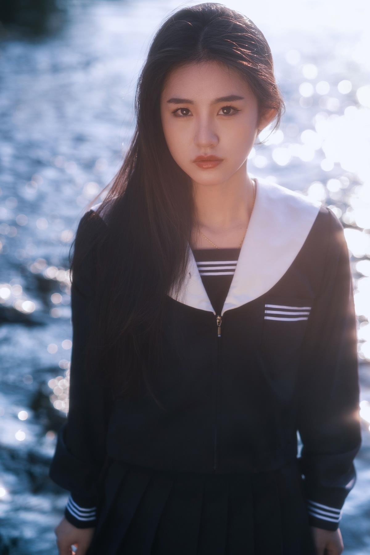 水边jk - 摄影：武庚 - 模特：seven-艺语图