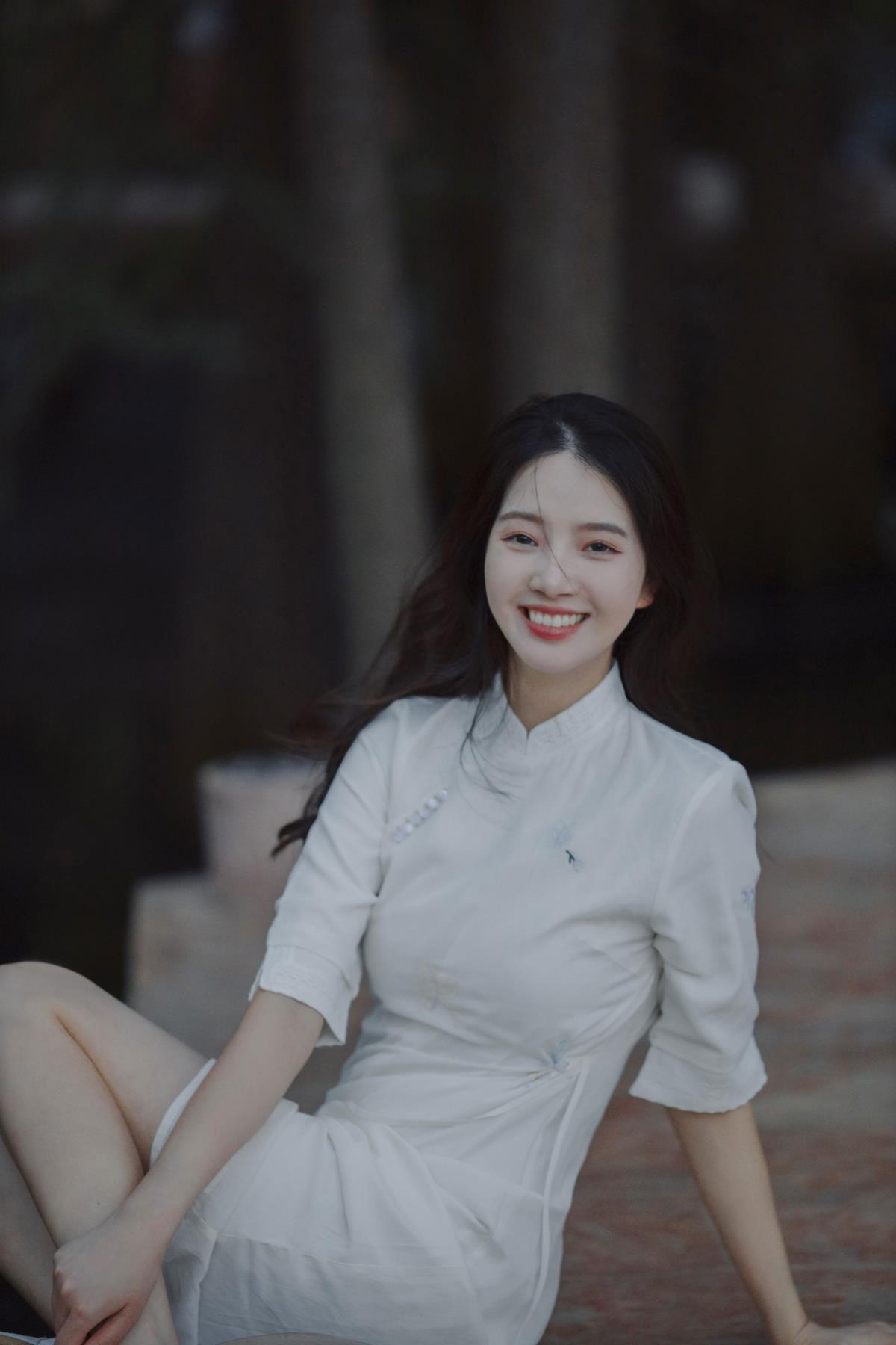 白色湖畔 – 摄影：芥茉 – 模特：Elaine-艺语图