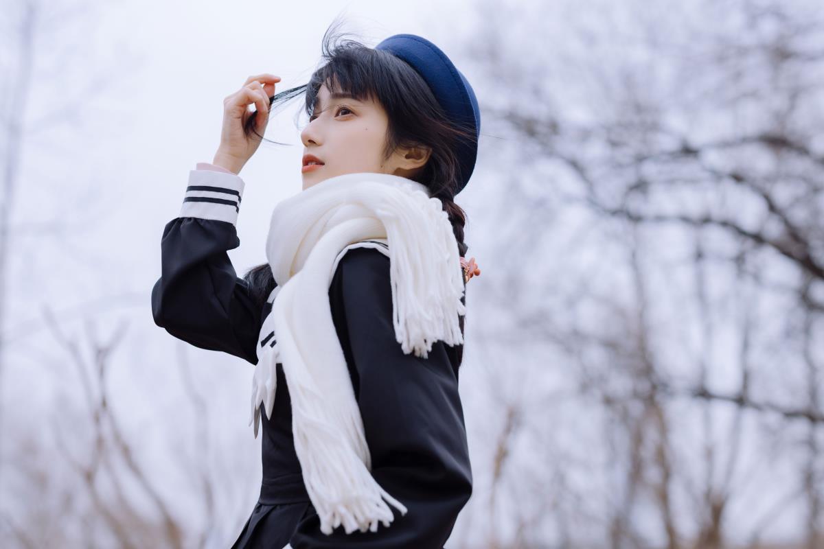 寒冷的冬天 - 摄影：芥茉 - 模特：月半了吧-艺语图