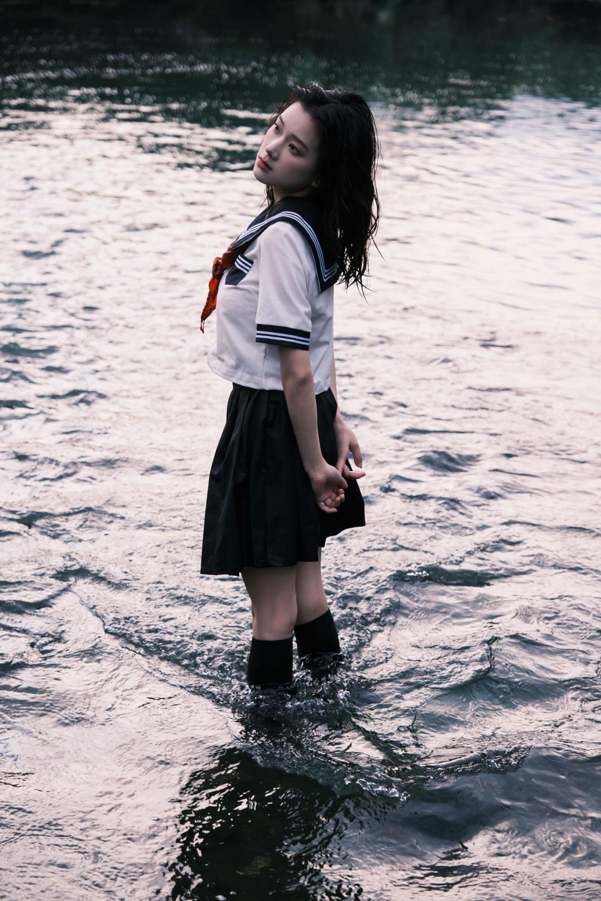 水中jk - 摄影：武庚 - 模特：To小北-艺语图