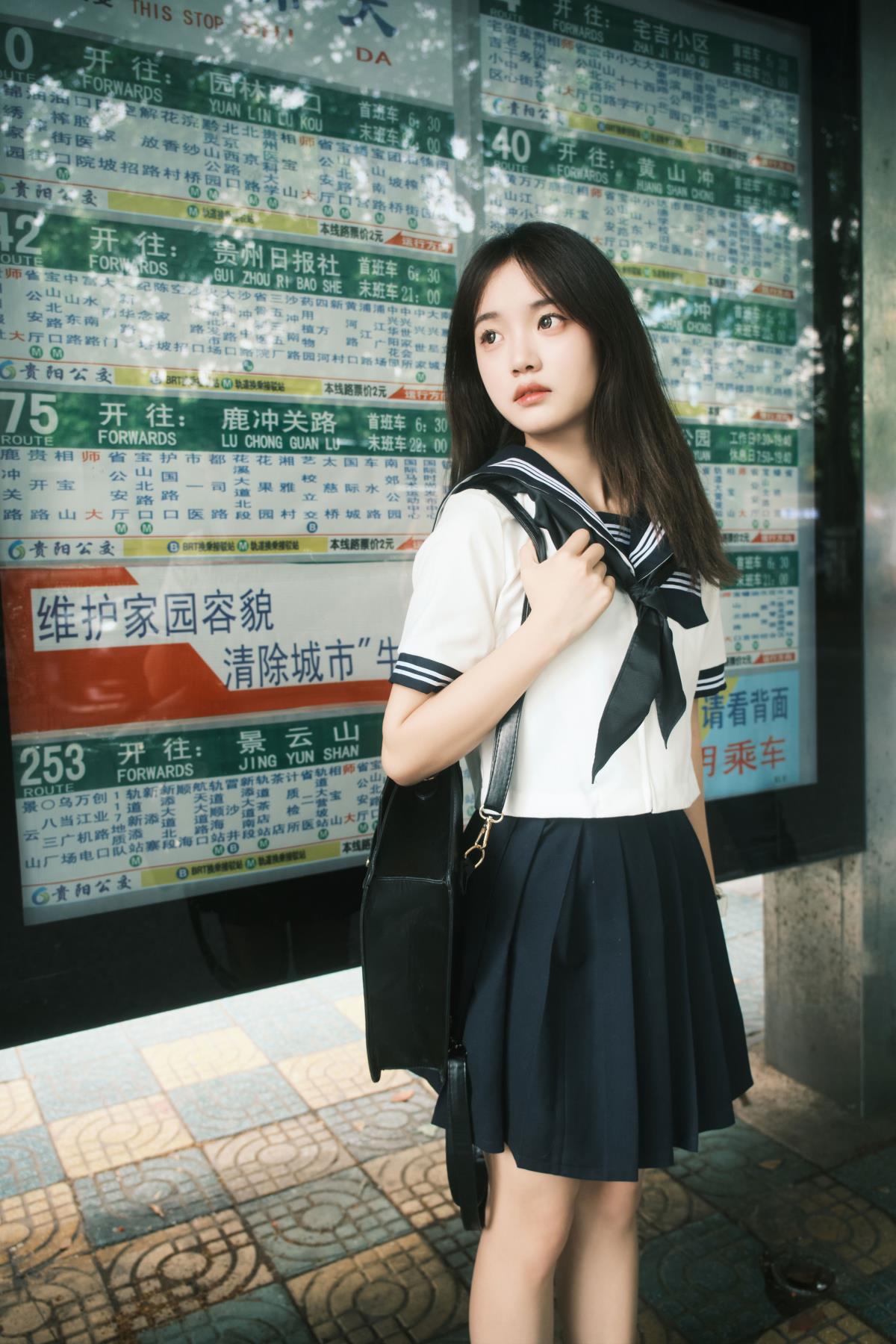 jk女孩 - 摄影：武庚 - 模特：primary-艺语图