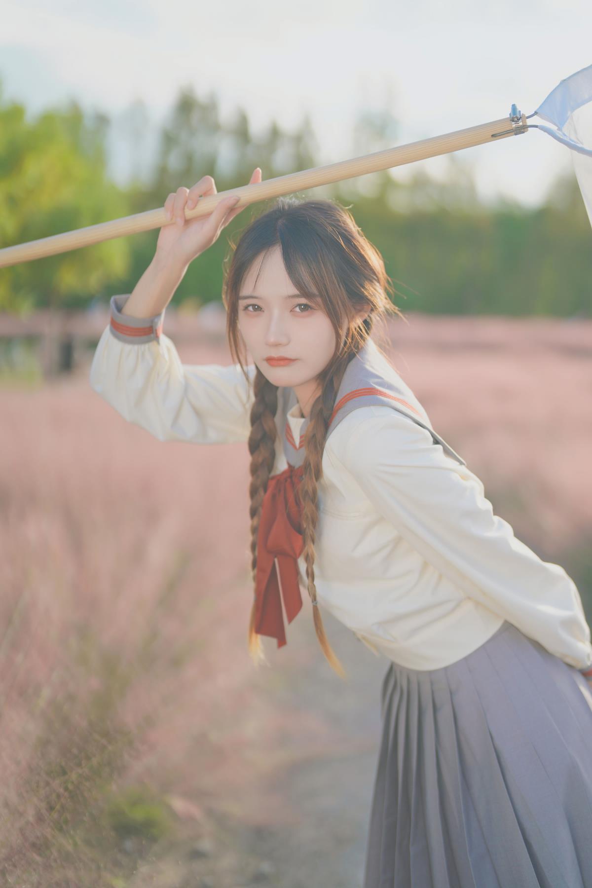 粉色的青春 – 摄影：雷斯写真集 – 模特：兔子Zzz不吃胡萝卜-艺语图