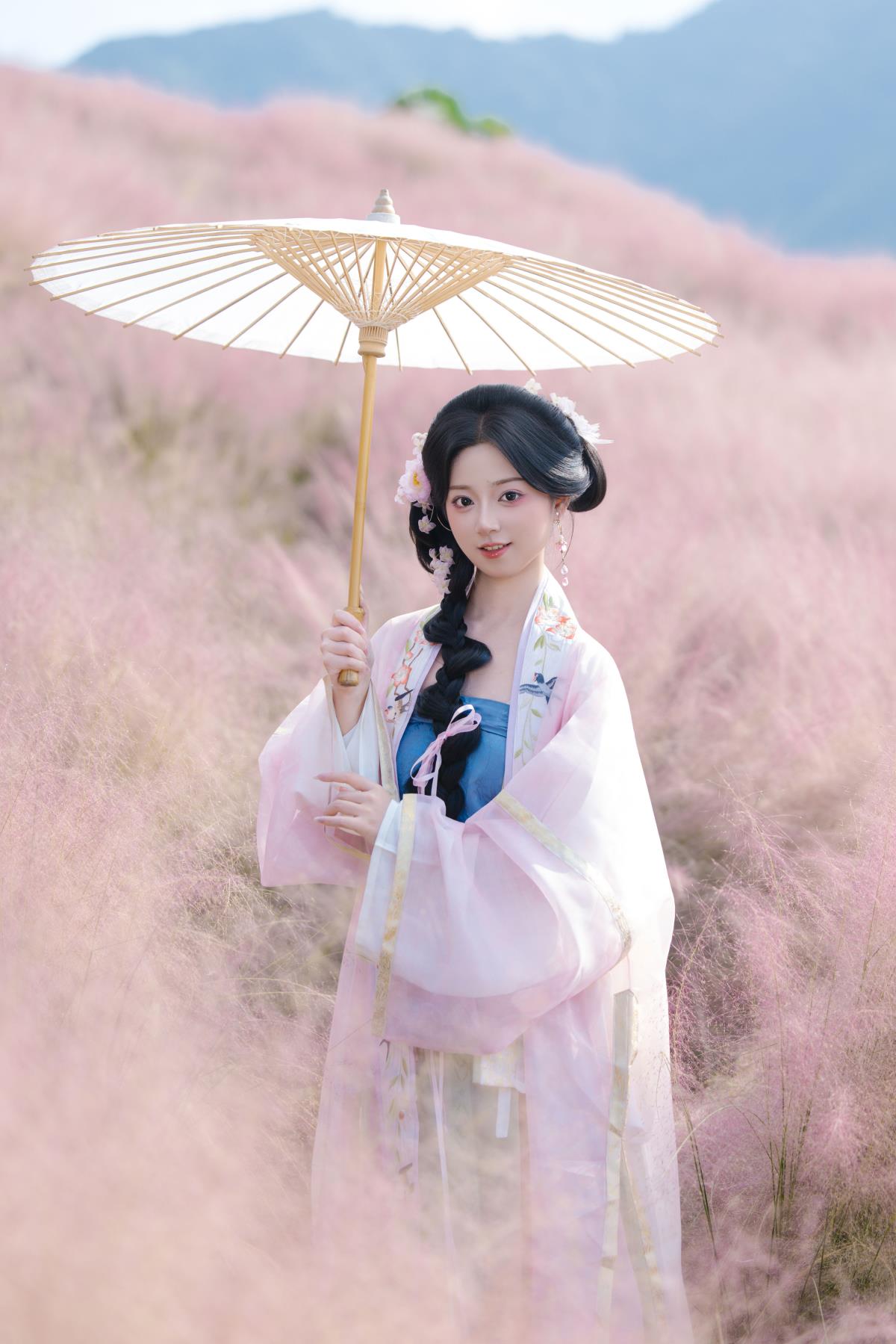 粉黛花海 - 摄影：摄影米若 - 模特：Yimi-艺语图