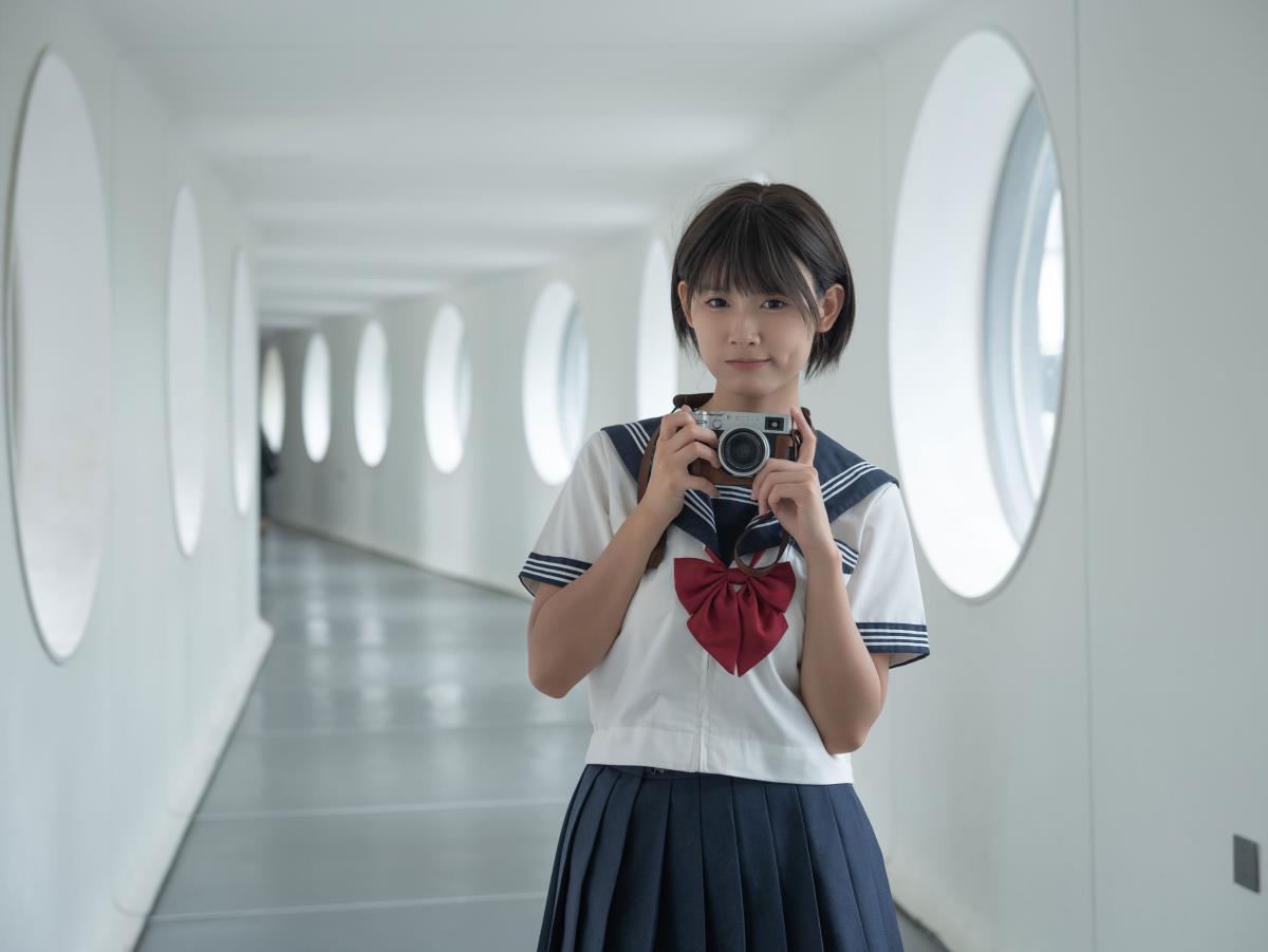 制服少女：夏天与清风的碎片 - 摄影：陈先森 - 模特：喜欢kimo真不错-艺语图