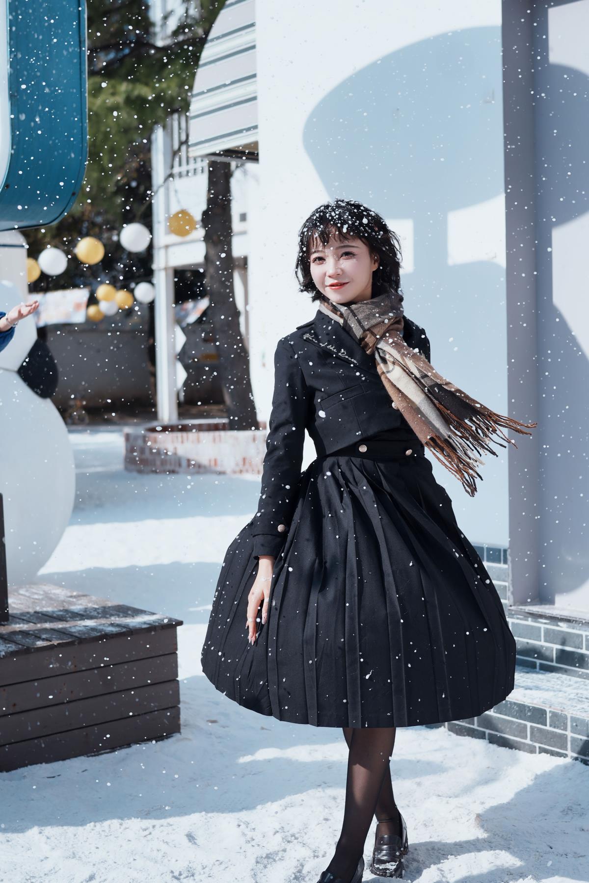 冬日学院风 - 摄影：西瓜呆毛汪 - 模特：Disexi思宁-艺语图