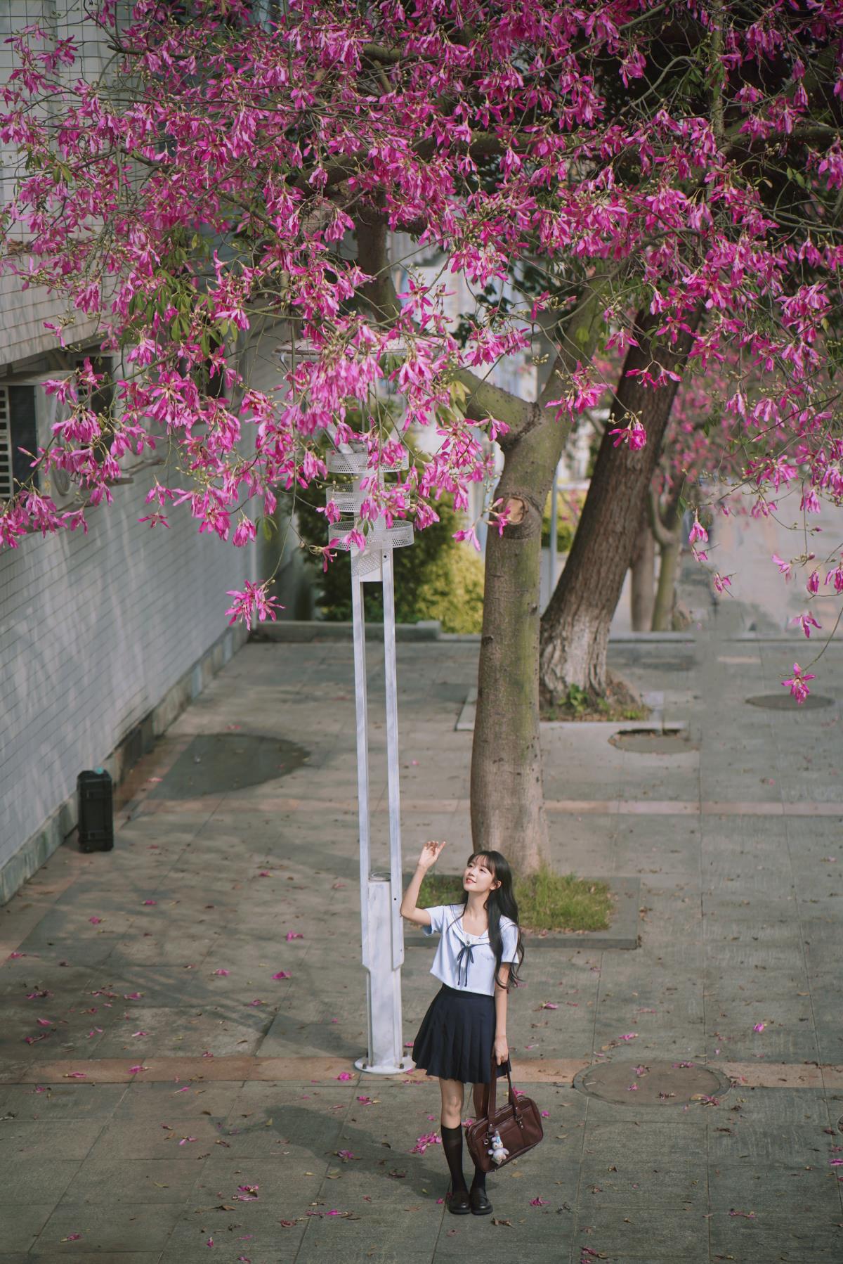 粉色的恋爱季 – 摄影：Tommy汤面 – 模特：小鱼-艺语图