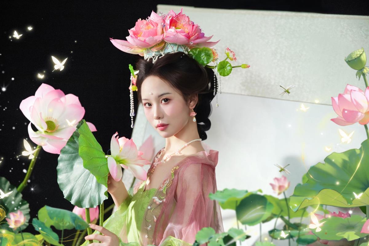 画中仙之荷花仙子 – 摄影：青城一玲 – 模特：憨憨婷…-艺语图