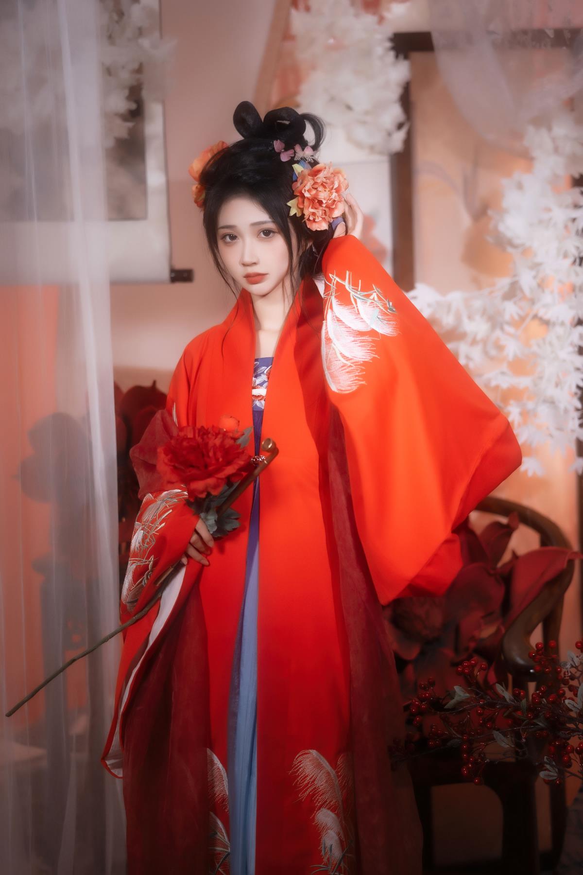 梦落 - 摄影：少时白 - 模特：绮罗生的小苏苏-艺语图