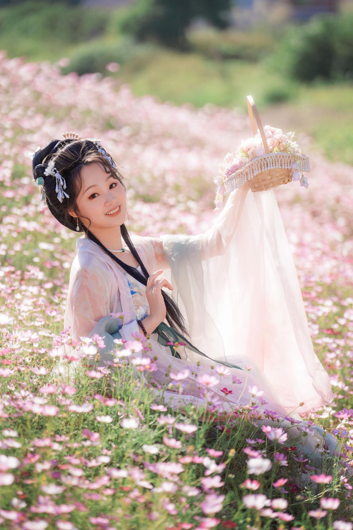 古风人像拍摄-格桑花-泱泱 - 摄影：小蜜蜂 - 模特：泱泱泱呀-艺语图