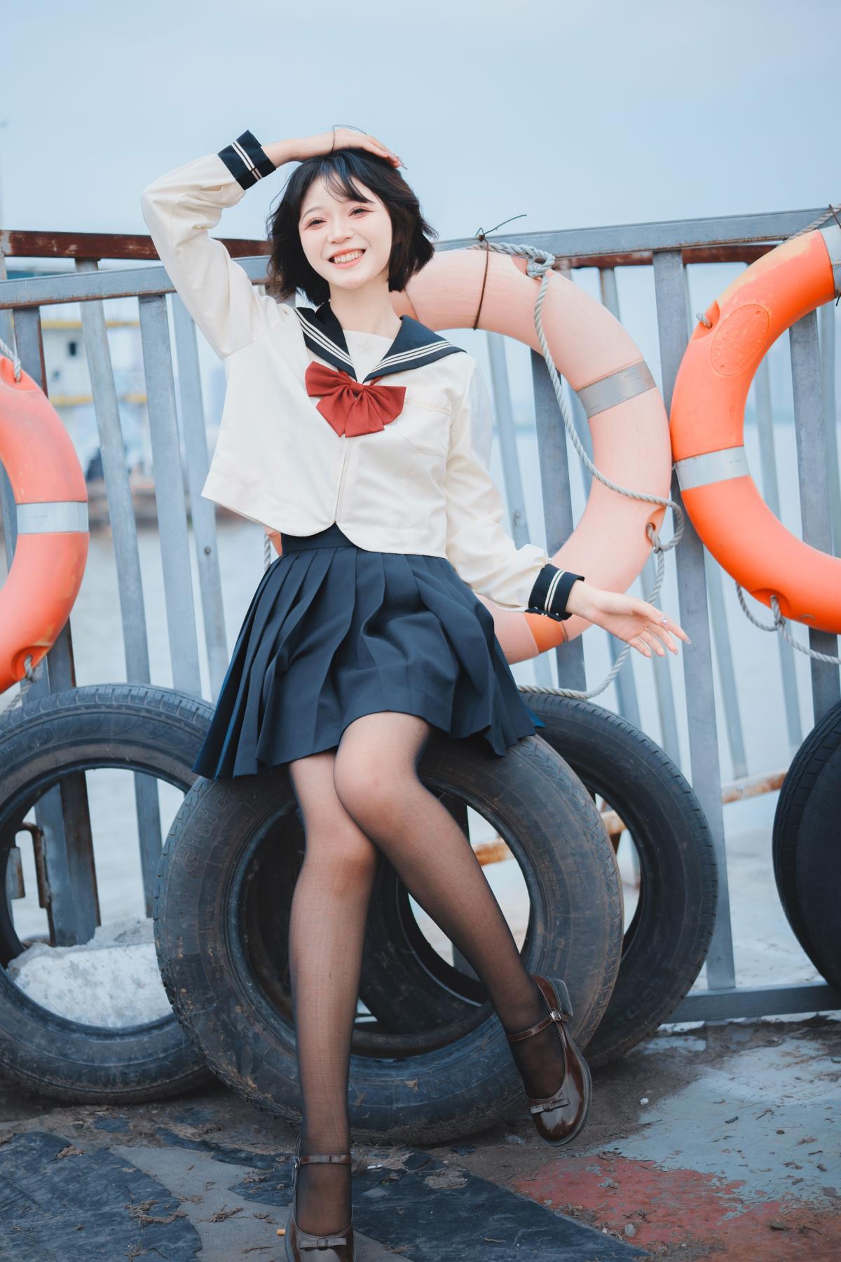 一起来坐轮渡 – 摄影：西瓜呆毛汪 – 模特：Disexi思宁-艺语图