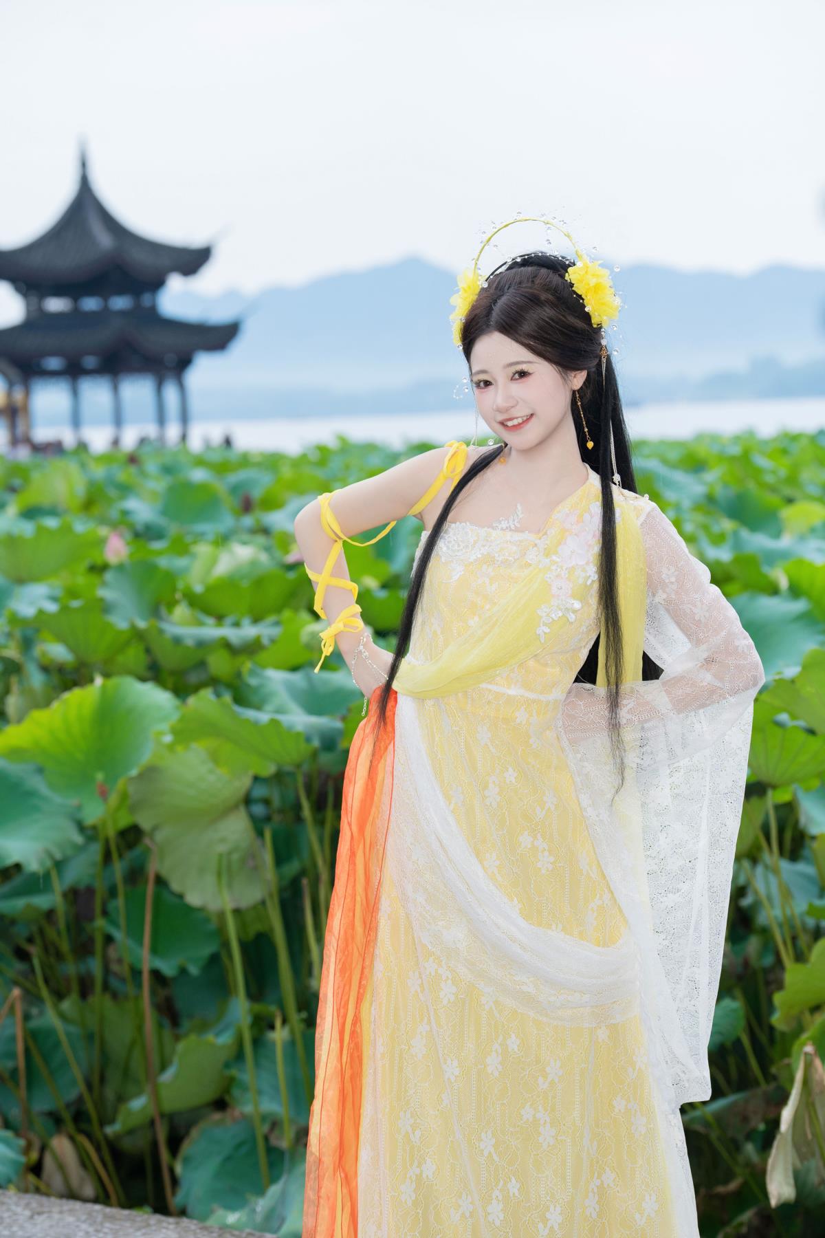 仙女黄儿 - 摄影：西夏 - 模特：舒舒酱-艺语图