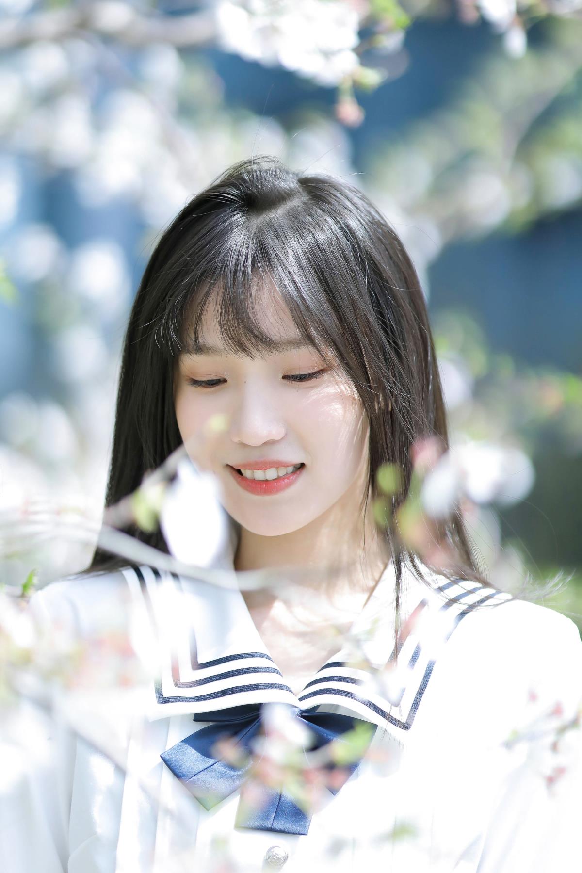 春日樱花 - 摄影：大燕儿lois - 模特：echo-艺语图